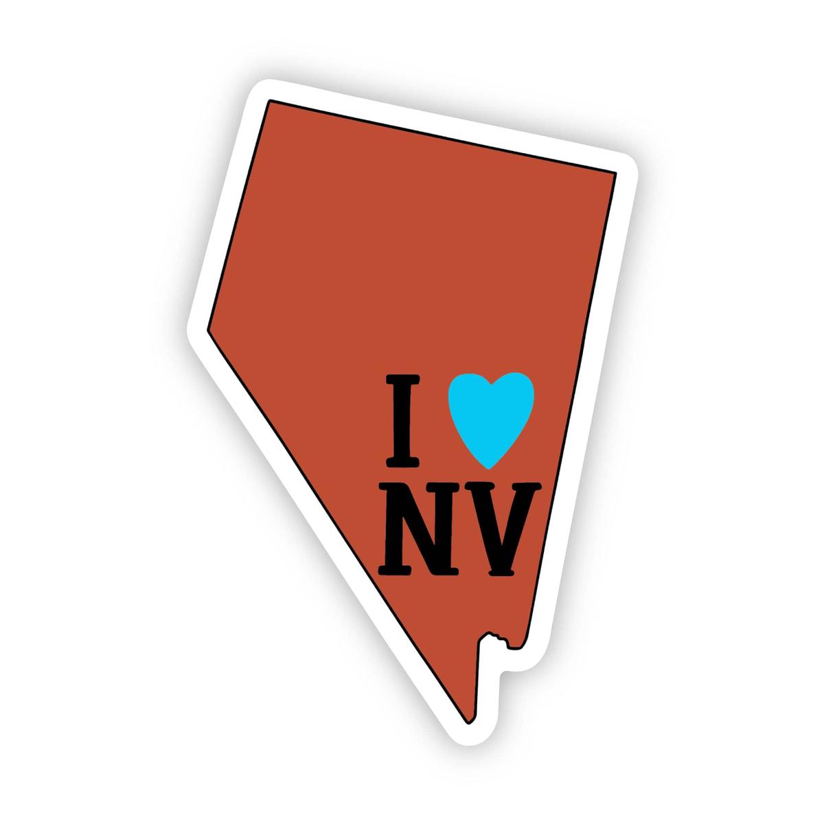 "I Love Nevada" Sticker