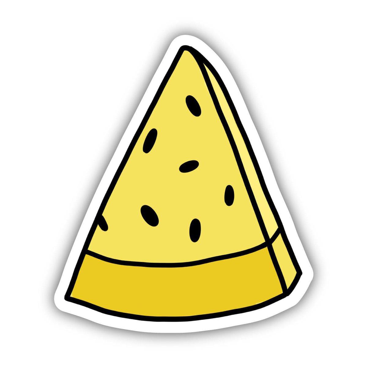 Yellow Watermelon Aesthetic Sticker