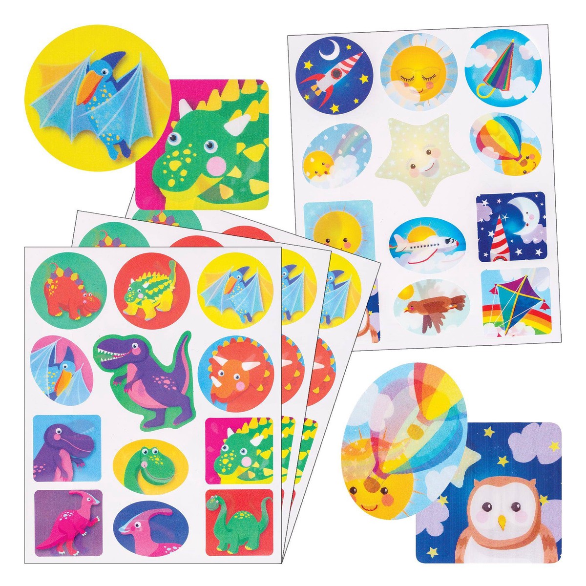 Zart Giant Moving Stickers Pack of 36
