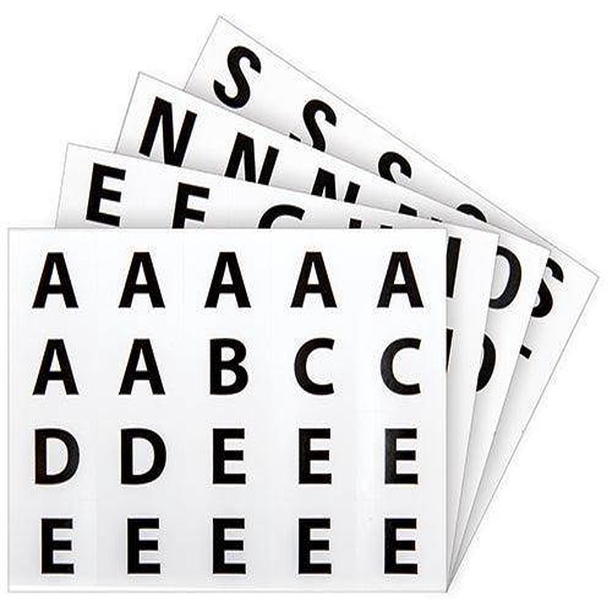 Zart Alphabet Stickers 40 Sheets