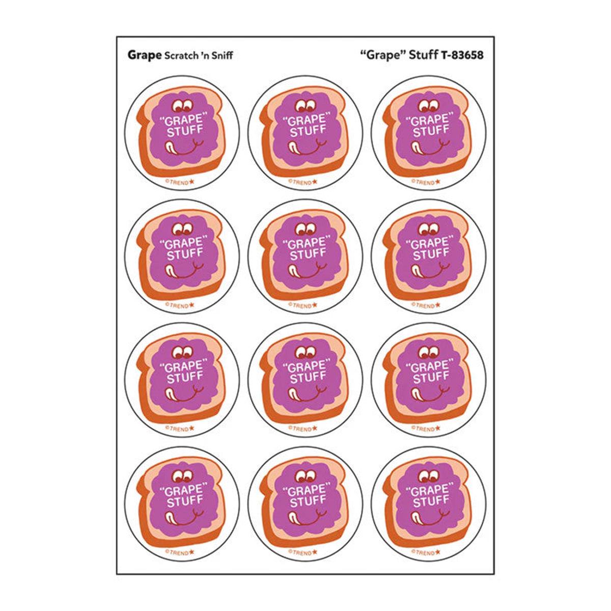 "Grape" Stuff/ Grape Scent Stickers, 24 ct.