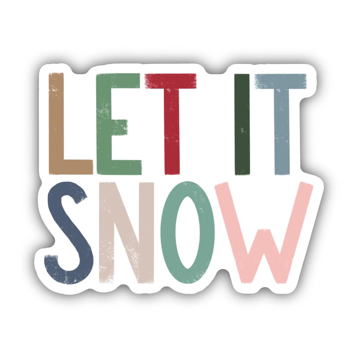 "Let it Snow" Sticker