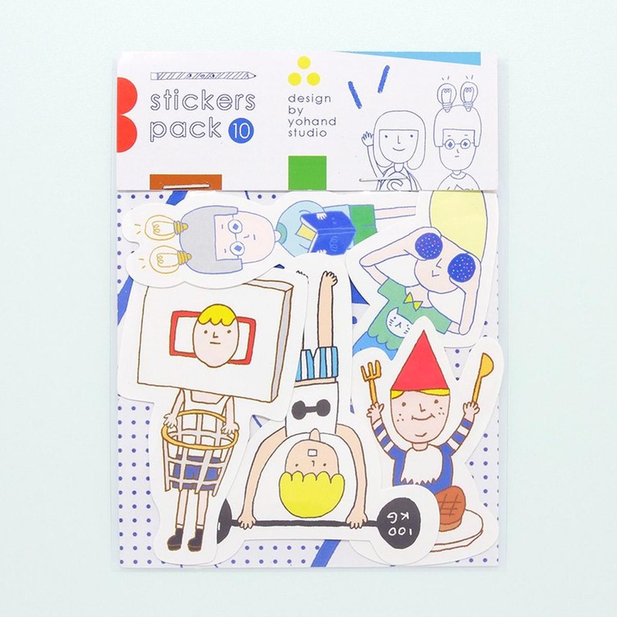 Yohand Studio Medium Sticker Set - Boys